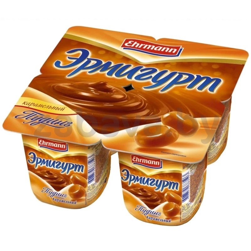 Пудинг «Эрмигурт» Ehrmann, карамель, 3%, 100 г