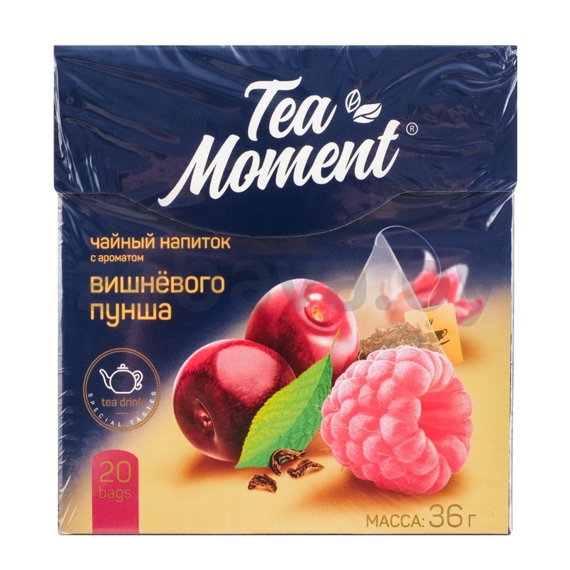 Чайный напиток Tea Moment, вишнев. пунш, 20 пир.