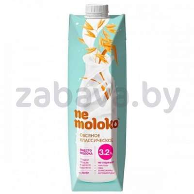 Напиток Nemoloko, классический, 1 л, овсяный