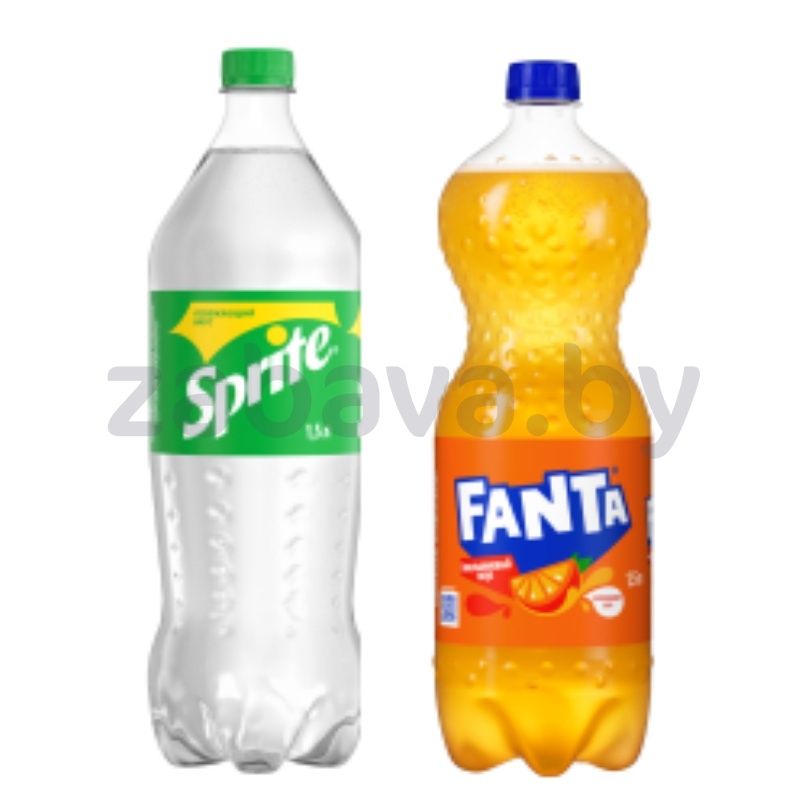 Напиток Sprite или Fanta, 1,5 л
