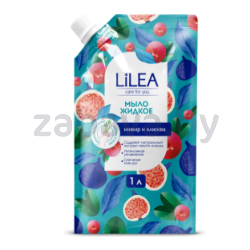 Мыло Lilea, жидкое, инжир-клюква, 1 л