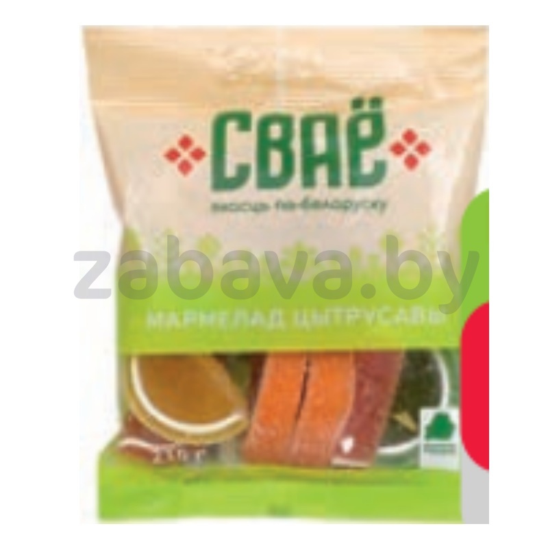 Мармелад «Сваё», цитрусовый, РБ, 210 г