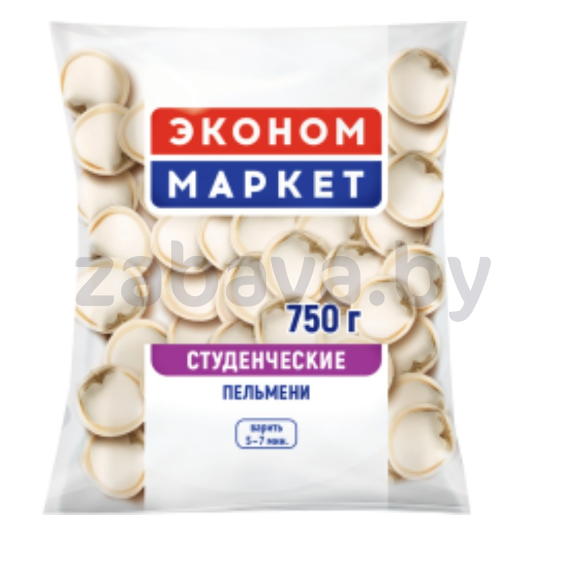 Пельмени «Эконом Маркет» «Студенческие», 750 г