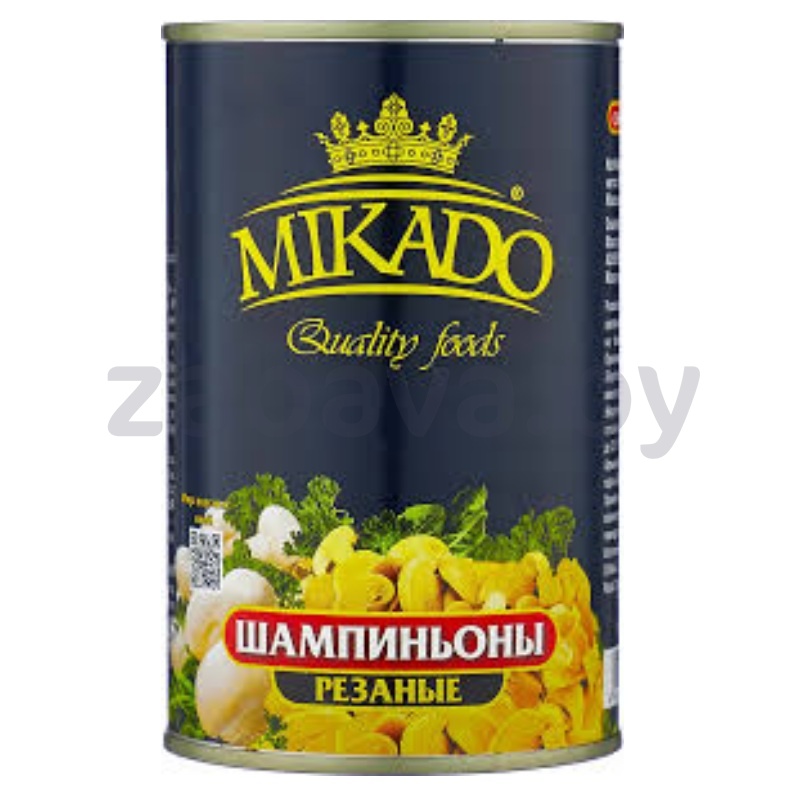 Шампиньоны Mikado, резаные, 425 мл
