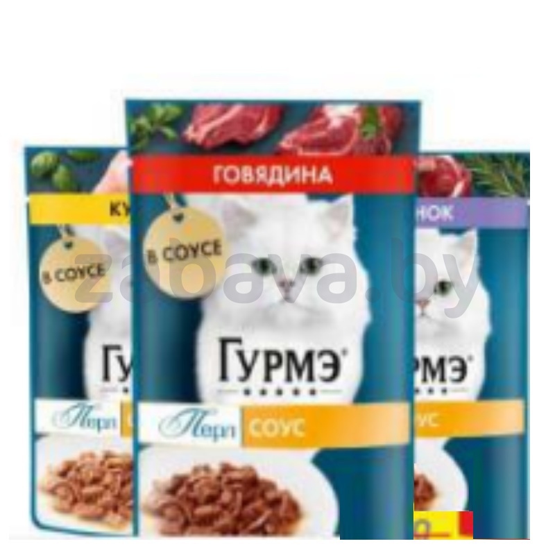 Корм для кошек «Гурмэ», 75 г, в ассорт.