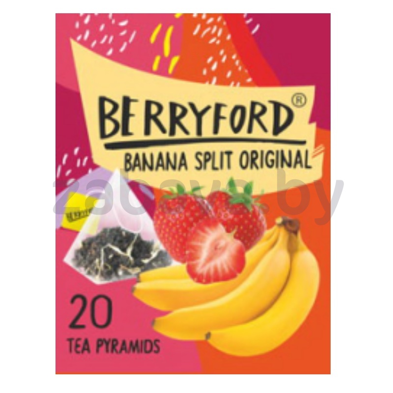 Чай Berryford Banana Split Original, 20 пак.