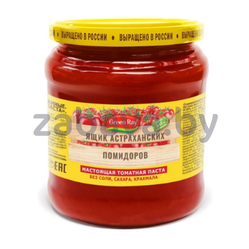 Паста томатная Green Ray «Ящик Астраханских помидоров», 490 г