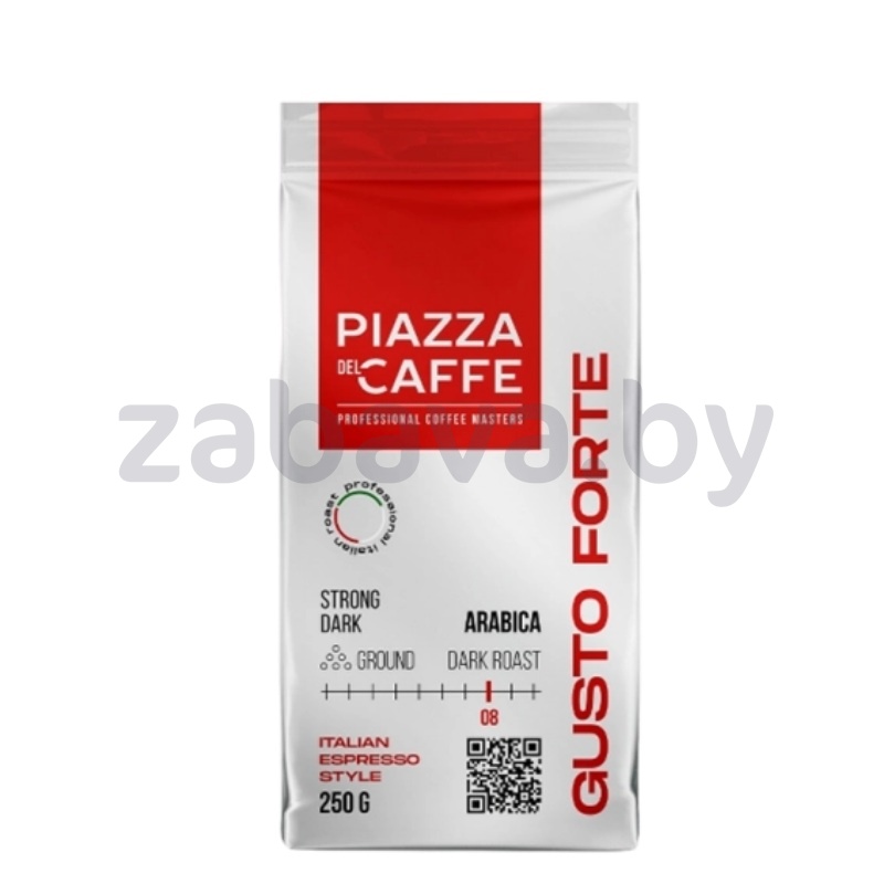 Кофе Piazza del Caffe, молотый, Gusto Forte, 250 г