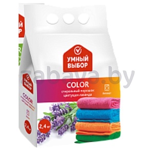 Средство для стирки «Умный выбор» Color, 2,4 кг