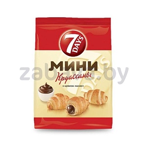 Мини-круассаны 7 Days с кремом какао, 105 г