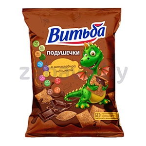 Подушечки «Витьба» с шоколадной начинкой, 250 г