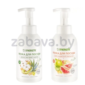 Пенка для посуды Synergetic, 500 мл, в ассорт.