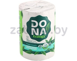 Полотенца бумажные Dona Ecology, 2 слоя, 1 рулон