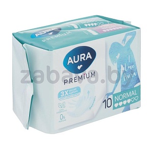 Прокладки Aura Premium, 10/8/7 шт., в ассорт.