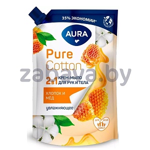 Крем-мыло для рук и тела Aura Pure, 450 мл