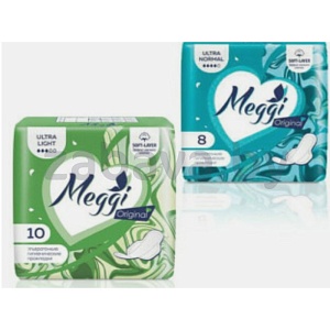 Прокладки Meggi, Ultra Light, 10 шт. или Ultra Normal, 8 шт.