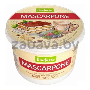 Сыр мягкий Bonfesto Mascarpone, 78%, 500 г