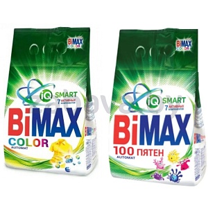 Порошок стиральный BiMax, 2,4 кг, в ассорт.
