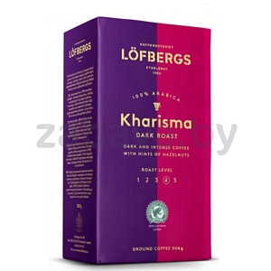 Кофе молотый Lofbergs Kharisma, 500 г, Швеция