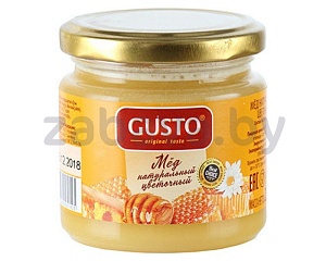 Мед натуральный Gusto, цветочный, 250 г