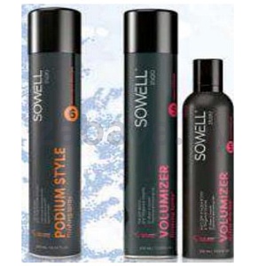 Лак/мусс для волос Sowell, 400/300 мл