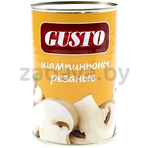Шампиньоны Gusto, резаные, 400 г