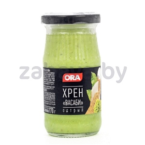 Хрен Ora «Столовый», острый васаби, 170 г
