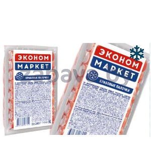 Крабовые палочки «Эконом Маркет», зам., имитация, 240 г