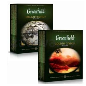Чай Greenfield Earl Grey Fantasy или Golden Ceylon, 200 г