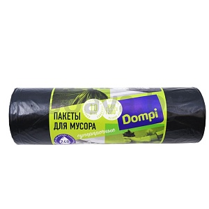 Пакеты для мусора Dompi, суперпрочные, 240 л, 10 шт.