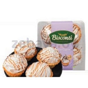 Набор пирожных Bisconti «Корзиночка сладкоежка», 300 г, 4 шт.