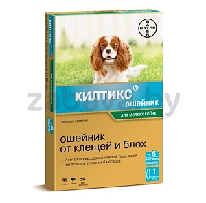 Ошейник от клещей для собак 0,1 −10 кг «Килтикс»