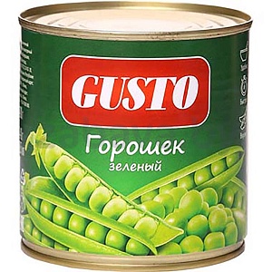 Горошек зеленый Gusto, 420 г