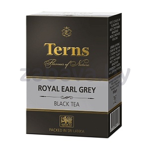 Чай Terns Royal Earl Grey, вкус бергамота, 100 г