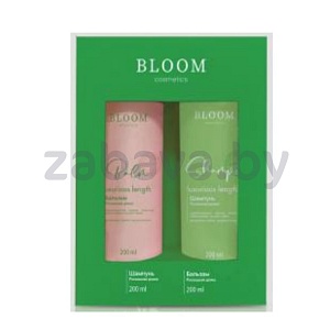 Набор подарочный Bloom, шампунь + бальзам, 200+200 мл