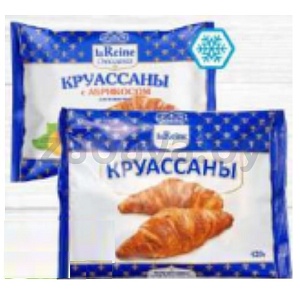 Круассаны La Reine, п/ф, зам., 420 г, классические или с абрикосом