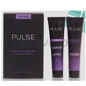 Гель для бритья или бальзам после бритья Pulse, 100+100 мл