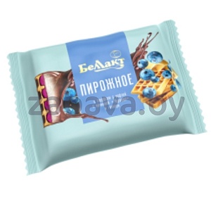 Пирожное «Беллакт» творожное, черника, 23%, 100 г