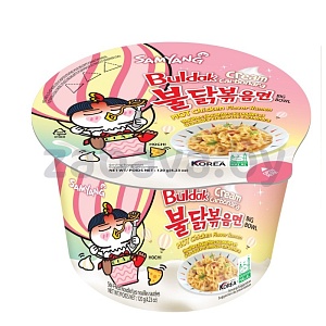 Лапша Samyang, жгуч. курица и крем-карбонара, 120 г