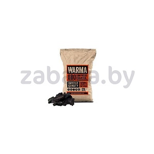 Уголь древесный Warma, в крафт-пакетах, 2,5 кг