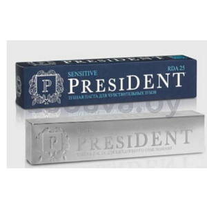 Паста зубная President White/Sensetive, 75 г 