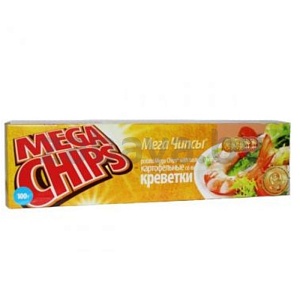 Чипсы Mega Chips, 200 г, в ассорт.