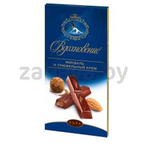 Шоколад «Вдохновение», миндаль и трюф. крем, 90 г