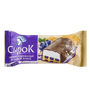 Сырок глазир. «Тимоша», черника-ваниль, 60 г