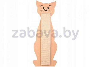 Когтеточка-доска в форме кошки Beeztees, 60×12 см