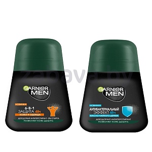 Дезодорант-антиперспирант роликов. Garnier Men, 50 мл