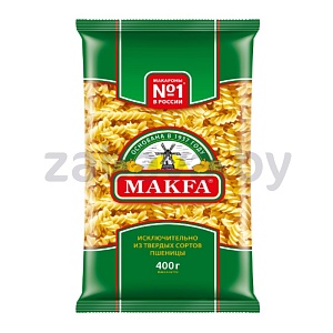Макаронные изделия Makfa, 400 г, в ассорт.