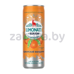 Напиток Limonati Borjomi, аджарский мандарин, газ., 0,33 л
