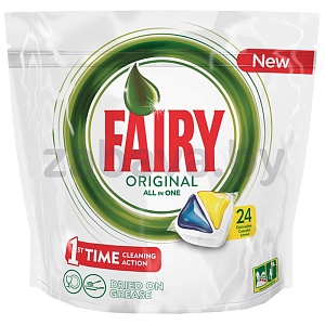 Капсулы для посудомоечной машины Fairy, 24 шт.