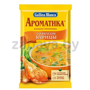 Бульон-приправа «Ароматика» со вкусом курицы, 90 г